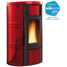 Termostufa Pellet Vent 18.1kw Iside Idro H15 Bordeaux