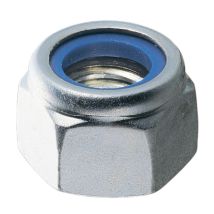 Dadi autobloccanti alti DIN/982 MA 12 in acciaio zincato con inserto in nylon – 250 pezzi – Filettatura M12 – Passo 1.75