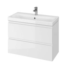 Moduo - Mobiletto Con Lavabo, 57x80x38 Cm, 2 Cassetti, Bianco S801-225-dsm - Cersanit
