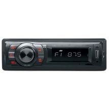 Autoradio Bluetooth Muse Ar275bt - Usb/micro Sd, Radio Fm 18 Stations - 80w - Affichage Rétro-éclairé Multifonction Fond Blanc