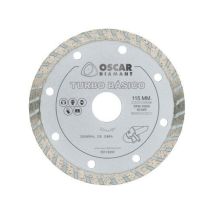 Disco Corte Turbo 115 mm Diamante – Cortes en cerámica, piedra y hormigón – Ideal para bricolaje y construcción