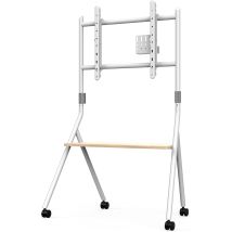 Fitueyes Design Mobiler Tv Stnder Rollbar, Tv Stand F ̈¹r 55 60 65 70 75 78 Zoll Fernseher Bis 45kg, Hhenverstellbar Tv Standfuss Mit Rollen & 