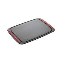 Brund Easy Cut Snijplank 41x30x0,8 Cm Noir/rood