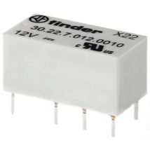 30.22.7.012.0020 Relè Per Pcb 12 V/dc 2 A 2 Scambi 1 Pz. - Finder