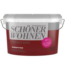 Schöner Wohnen – Wandfarbe matt 2,5L – hochdeckend, scheuerbeständig, wasserdampfdurchlässig – ideal für Neu- und Renovierungsanstriche