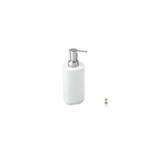 Dispensador de jabón POD Blanco 7 x 17.5 cm – Capacidad 420 ml – Diseño minimalista – Material termoplástico