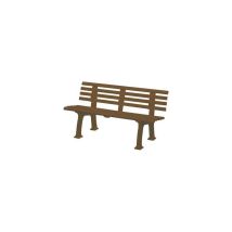 Blome - Sylt 3 -place Garden Bench Bench 1500 Mm De Color Marrón