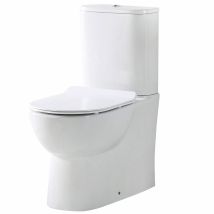 Riva Closed Back Coupled Rimless Pan Push Button Cistern - Excluding Seat - Orbit