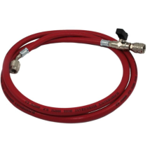 Tecnogas Fouet Tube Flexible 5/16" Sae Avec Robinet Rouge L 3000 Mm