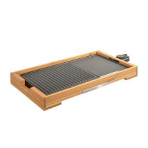 Kitchenchef - Plancha Parrilla Eléctrica 2000w 51x25,5cm - Kcwoodpla2000 - Kitchen Chef -