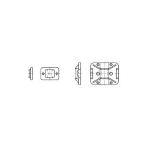 Hellermanntyton Befestigungssockel Ty8g1s-n66-na 100 Stk