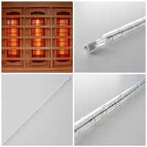 Home Deluxe – Radiador de espectro completo sin cable RAHAT 300W – 230V – Longitud 53,5 cm