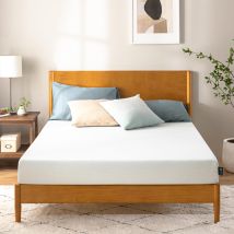 Zinus Materasso Matrimoniale 160x190 Cm - Ortopedico A Schiuma Viscoelastica Con 5 Zone Di Supporto - Altezza 11 Cm – Media Rigidità – Certificato 