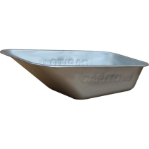 Capito – Carriola Allcar Galva 85 litri – Telaio in tubo d'acciaio zincato – Ruota pneumatica 400 x 100 mm
