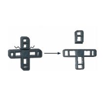 Crucetas de plástico 10 mm – 50 unidades – Espaciador para cerámica y alicatados