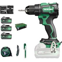 Hikoki Trapano C/perc Dv18de 18v Brush+3batt+acc