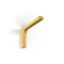 Confezione 2 Staffe Di Supporto In Acciaio Zinco Cromato Con Copertura Plastificata Per Fissaggio Mensole A Parete - 12 Cm Burlywood