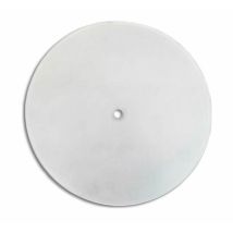 Rundgebogenes Mattglas mit Mittelloch 20 cm – Kristallglas – Höhe 3 cm – LB 529521
