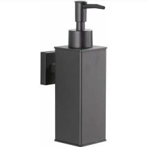Wall Mounted Soap Dispenser Made Of 304 Stainless Steel – Matte Black – For Daily Use