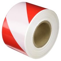 Cinta baliza señalización 200m 7cm rojo y blanco – PVC