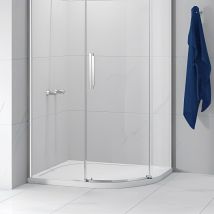 Merlyn Touchstone Offset Quadrant Shower Tray 900mm X 760mm Right Handed