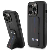 Bmw Bmhcp15l22gslk Iphone 15 Pro 6.1 Negro, Funda Rígida, Agarre, Estampado En Caliente