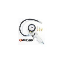 Aufblassgriff 10 Bar Metall Quicklock +3 Aufsätze - Prodif