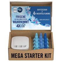Febreze 3volution Duftstecker Starterkit + 4er Nachfüller Aprilfrisch Ecom