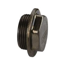 Flamco Tapón Ciego Derecho, R G1 1/4a (l) Acero Blanco, F10951