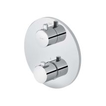 Cersanit Zen - Grifo Termostático Empotrado Para 2 Dispositivos Con Cuerpo, Cromo S951-564