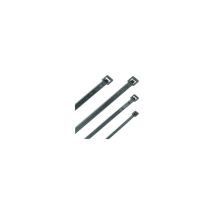 Bridas de nylon negro – 200 mm x 4.8 mm – Resistencia a los rayos UV – Ideal para organizar cables