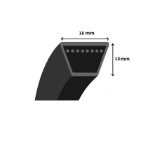 Cinghia SPB1750 – 16mm – 1750mm – Mitsuboshi