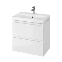 Cersanit - Moduo - Waschtisch Mit Unterschrank, 57x60x38 Cm, 2 Schubladen, Weiß S801-227-dsm
