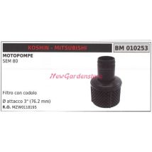 Filtro con codolo motopompa SEM 80 Ø 3" (76.2mm) – Koshin – 010253
