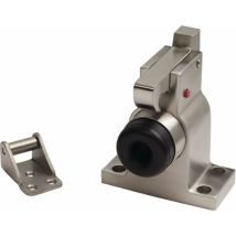 Fermatesta per porte 005/588/5 VA da pavimento – Acciaio inossidabile – Larghezza 90 mm, Lunghezza 92 mm, Altezza 115 mm