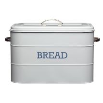 Living Nostalgia Vintage Brotbox Grau 34 X 21,5 X 25 Cm