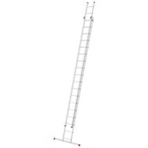 Hailo S80 Profistep Duo, Aluminium-schiebeleiter 2-teilig, 2x18 Sprossen