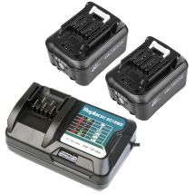 2x Bl1041b 4.0ah Akku Mit Ladegerät Dc10wd Dc10sb, Ersatz Für Makita 12v 10,8v Bl1016 Bl1015 Bl1021b Bl1040 Bl1020, Kompatibel Mit Makita Jr103dz 
