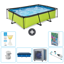 Exit-toys Piscina Exit Rettangolare - 300x200x65 Cm - 7-pezzi S199