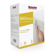 Aguaplast - Preparado De Escayola Blanco 1kg Rápido Fragüado Interior Beissier