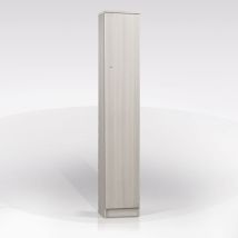 Colonna multiuso Eucalipto 183 cm – Armadio con 1 anta e 3 ripiani – Struttura in laminato – 31x34 cm
