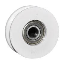 Poulie en plastique – Roulement à bille – Diamètre intérieur, Diamètre extérieur, Matières, Charge max dynamique – HBS