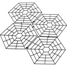 Graticci Di Protezione Per Stagni Set Di 20 Pezzi Dimensioni: 26,5x31,5x0,3 Cm Proteggi I Tuoi Pesci Dagli Uccelli