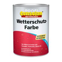 Consolan - Profi Wetterschutzfarbe Silbergrau 10l Pro&nbsp5075874bade