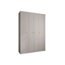 Armario Hartford 554, Cachemira, 246x170x52cm, Puertas De Armario: Con Bisagras, Número De Estantes: 12