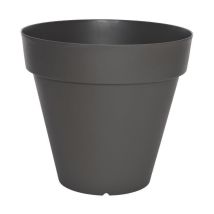 Soleilla Rond 50 cm Gris – Jardineras de Exterior – Diseño Elegante y Funcional – Materiales Duraderos – Montaje Fácil