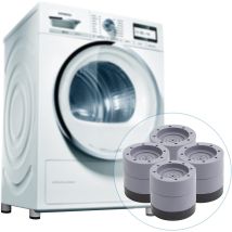 4 Stück Anti-vibrations-waschmaschinen-pad, Anti-vibrations-waschmaschinen-pad Zur Geräuschreduzierung, Anti-vibrations-waschmaschinenmatte Zur 
