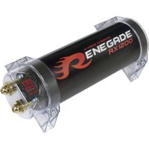 Renegade PowerCap Pufferkondensator 1,2 Farad – 3-stellige Spannungsanzeige – Sichere Montage mit Acryl-Halterungen