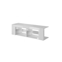 Mobile Tv Cama Furniture Texas - Bianco Lucido, Design Moderno