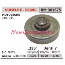 Piñón Homelite Para Motor De Motosierra 240 245 .325' Dientes 7 001675